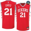 cfb3 camisetas Joel Embiid, Philadelphia 76ers [Rojo]