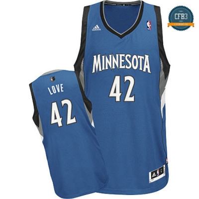 cfb3 camisetas Kevin Love Minnesota Timberwolves [Azul]
