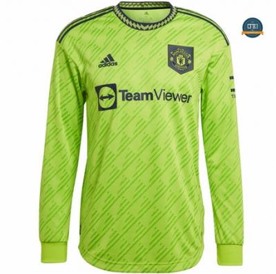 Venta Cfb3 Camiseta Manchester United 3ª Equipación Manga Larga 2022/2023