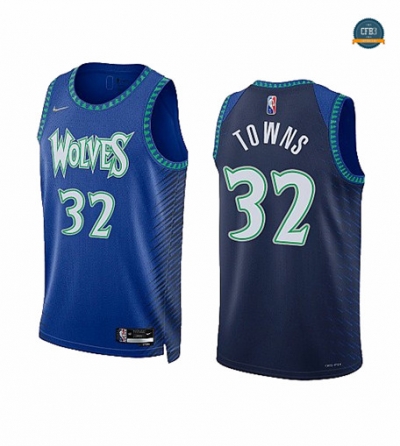 Cfb3 Camiseta Karl-Anthony Towns, Minnesota Timberwolves 2021/22 - Edición de la ciudad