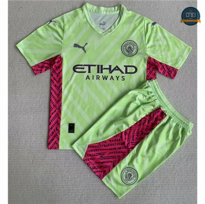Cfb3 Camiseta Manchester City Niño Portero Verde 2023/2024