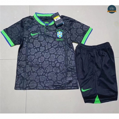 Cfb3 Camiseta Brasil Niños Equipación Noir 2022/2023 f418