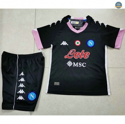 Cfb3 Camisetas Napoli Niños 3ª Equipación Negro 2020/2021