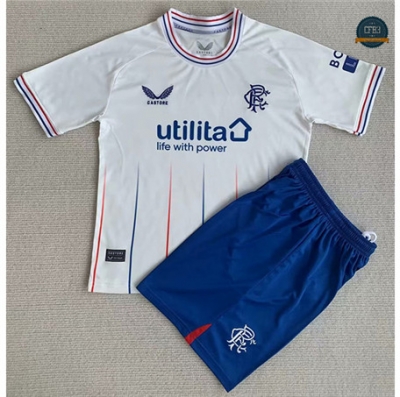 Diseñar Cfb3 Camiseta Rangers FC Niño 2ª Equipación 2023/2024 baratas