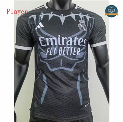 Tailandia Cfb3 Camiseta Real Madrid Player Equipación Classic Negro 2023/2024