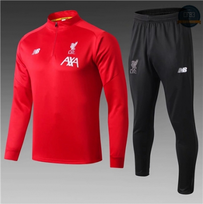 Cfb3 Chandal Niños Liverpool Rojo/Negro 2019/2020