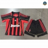 Cfb3 Camisetas Retro 2007-08 AC Milan Niño 1ª