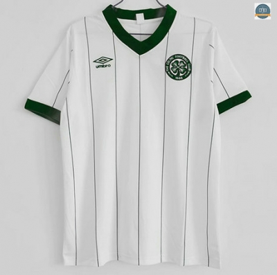 Cfb3 Camisetas Retro 1984-86 Celtic Blanco