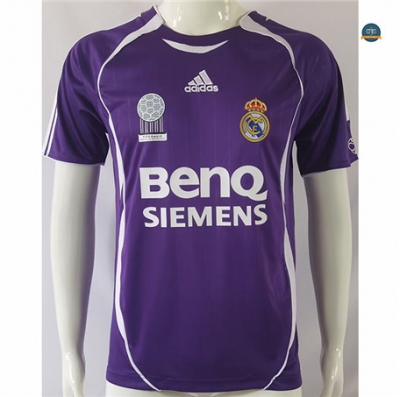 Cfb3 Camiseta Retro 2006 Real Madrid Equipación Purple