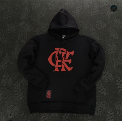 Outlet Cfb3 Camiseta Sudadera con Capucha Flamengo Equipación Negro 2023/2024 tienda