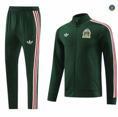 Nuevas Chaqueta Chándal Fútbol México Equipación verde oscuro 2024/2025