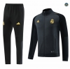 Outlet Chaqueta Chándal Fútbol Real Madrid Niño Equipación gris oscuro 2024/2025