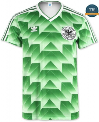 Camiseta 1988-90 Copa del Mundo Alemania 2ª Equipación Verde