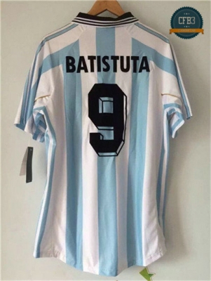 Camiseta 1998 Copa del Mundo Argentina 1ª Equipación (9 BATISTUTA)