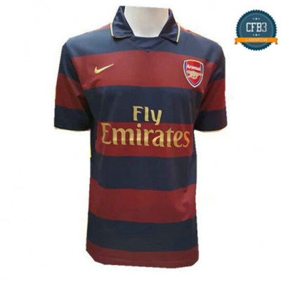 Camiseta 2007-08 Arsenal 2ª Equipación