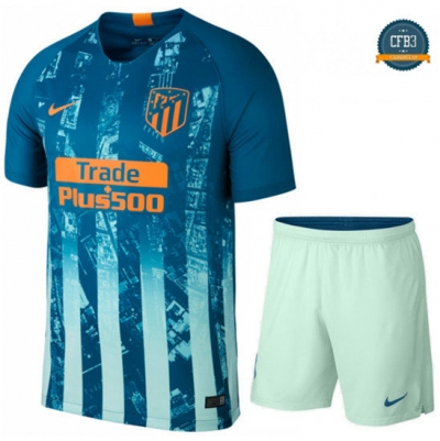 Camiseta Atletico Madrid 3ª Equipación Junior Azul 2018