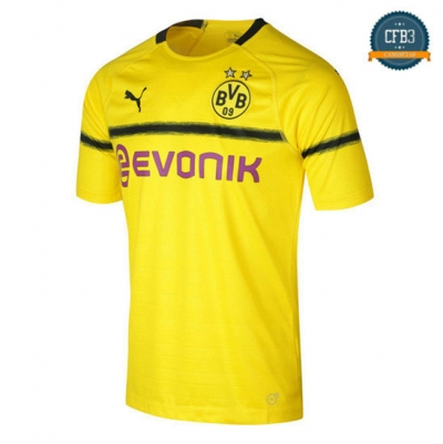 Camiseta Borussia Dortmund 1ª Equipación Europe Amarillo 2018