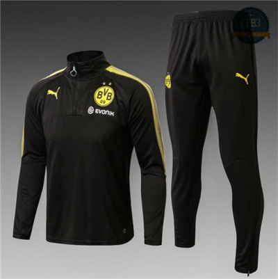 Chándal Borussia Dortmund Negro 2017 Cuello alto