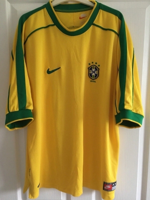 Camiseta 1998 Copa del Mundo final Bresil 1ª Equipación
