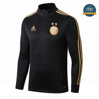 Cfb3 Camisetas Sudadera Cremallera Mitad Algerie Negro 2019/2020