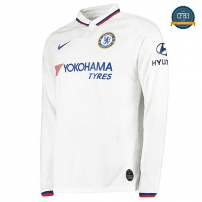 Camiseta Chelsea 2ª Equipación Blanco Manga Larga 2019/2020