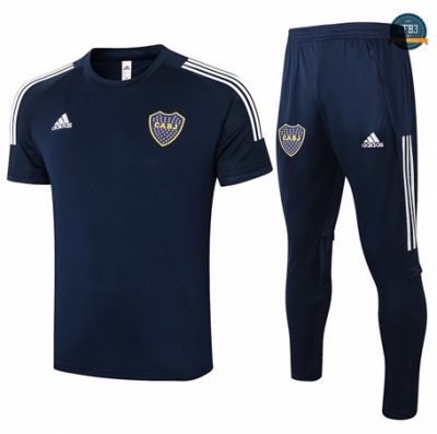 Cfb3 Camiseta Entrenamiento Boca Juniors + Pantalones Azul Marino 2020/2021