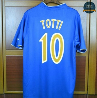 Camiseta 2003 Italia 1ª Equipación (10 Totti)