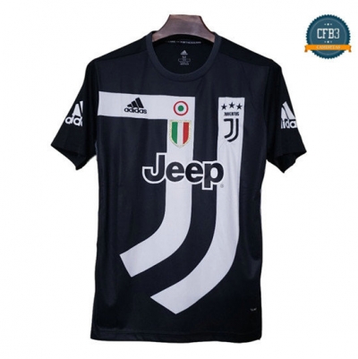 Camiseta Juventus Negro Edicion Conmemorativa 2018-2019