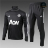 Chándal Manchester United Gris Oscuro 2017 Cuello alto