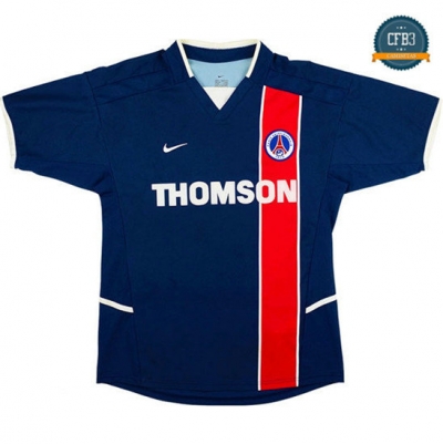 Camiseta 2002-03 PSG 1ª Equipación Azul