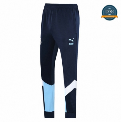 Cfb3 Camisetas Pantalón chándal Manchester City Negro/Azul/Blanco 2019/2020