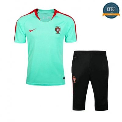 Camiseta Portugal Entrenamiento Verde Rojo 2018-2019