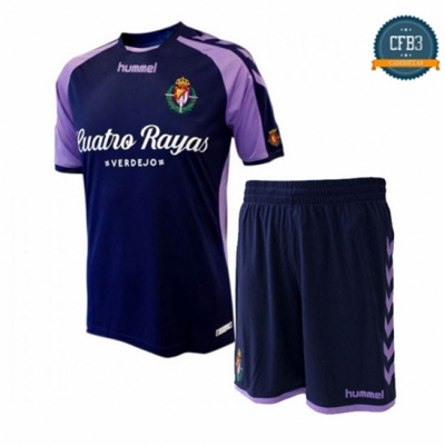 Camiseta Real valladolid cf 2ª Equipación Junior Azul Profundo/Púrpura 2018