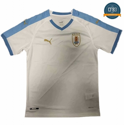 Camiseta Uruguay 2ª Equipación Blanco 2019/2020