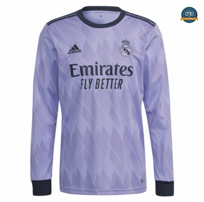 Cfb3 Camiseta Real Madrid 2ª Equipación Manga Larga 2022/2023