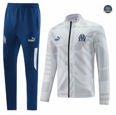 Venta Cfb3 Camiseta Chaqueta Chándal Marsella Equipación Blanco 2022/2023