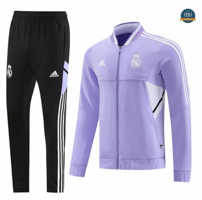 Venta Cfb3 Camiseta Chaqueta Chándal Real Madrid Equipación Violet 2022/2023