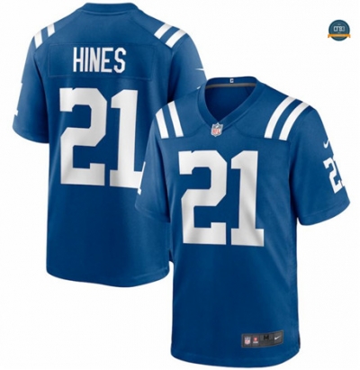 Cfb3 Camiseta Nyheim Hines, Indianapolis Colts - Royal