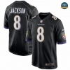 Cfb3 Camisetas Lamar Jackson, Baltimore Ravens - Negro