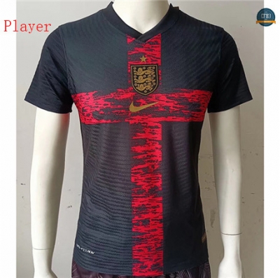 Cfb3 Camiseta Player Version Inglaterra Equipación Negro/Rojo 2022/2023