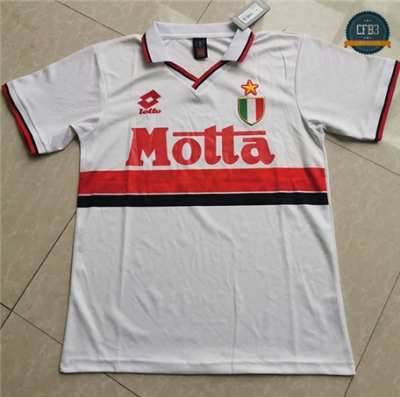 Cfb3 Camiseta Retro 1993-94 AC Milan 2ª Equipación