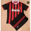 Cfb3 Camisetas Rétro 2009-10 AC Milan Niños 1ª Equipación