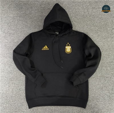 Nuevas Cfb3 Camiseta Sudadera con Capucha Argentina Equipación Negro 2022/2023