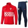 Cfb3 Chaqueta Chandal Croacia Equipación Rojo 2020/2021