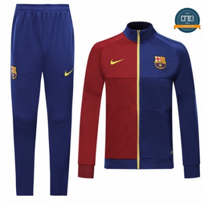 Cfb3 Camisetas D026 Chaqueta Chandal Barcelona Azul/Rojo 2019/2020