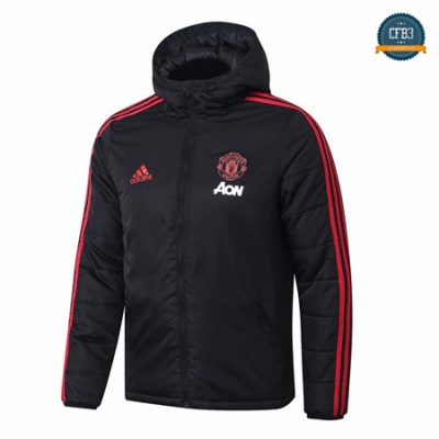 Cfb3 Camisetas D283 Chaqueta Manchester United Doudoune Negro Sombrero 2019/2020