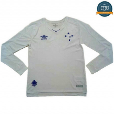 Cfb3 Camisetas Cruzeiro 2ª Equipación Manga Larga Blanco 2019/2020