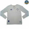 Cfb3 Camisetas Cruzeiro 2ª Equipación Manga Larga Blanco 2019/2020