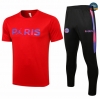 Cfb3 Camisetas Paris PSG Jordan + Pantalones Equipación Rojo 2021/2022