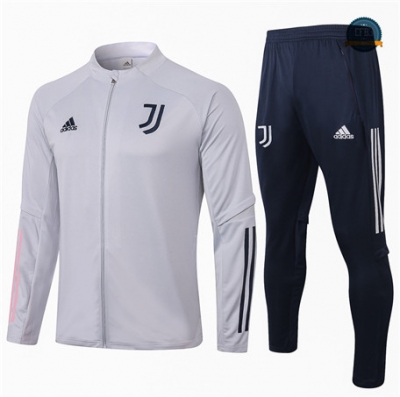 Cfb3 Chaqueta Chandal Juventus Gris Claro 2020/2021